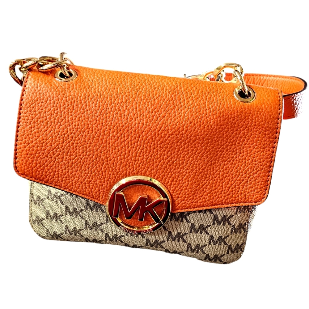 Limited edition pure leather Michael Kors day bag